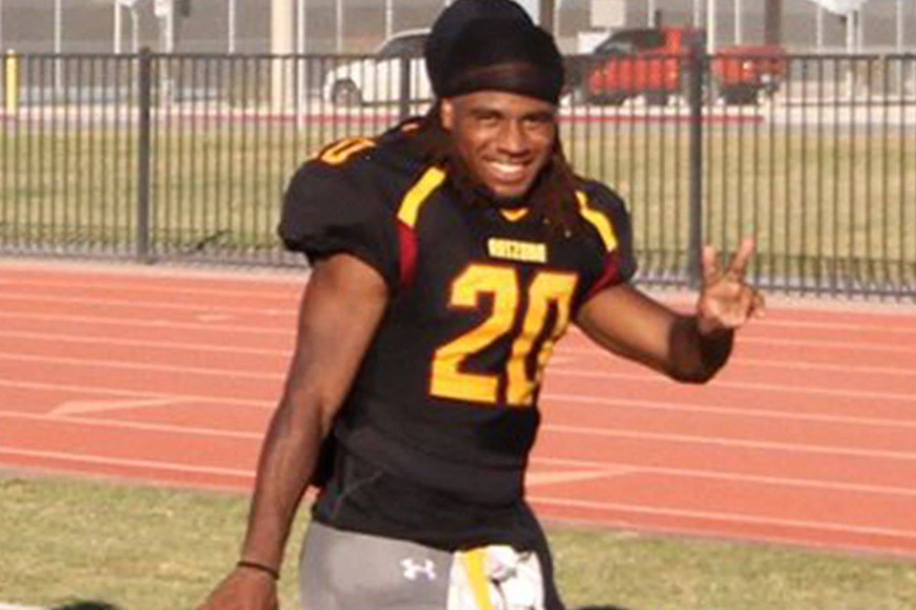 Photo courtesy of Dejhion Parrish                                Interlake Saints 2016 graduate Dejhion Parrish had 41 carries for 618 rushing yards and eight touchdowns during his sophomore season with the Arizona Western College football team. Parrish averaged a whopping 15.1 yards per carry this past season. Arizona Western lost to East Mississippi 31-28 in the NJCAA National Championship game on Dec. 3.