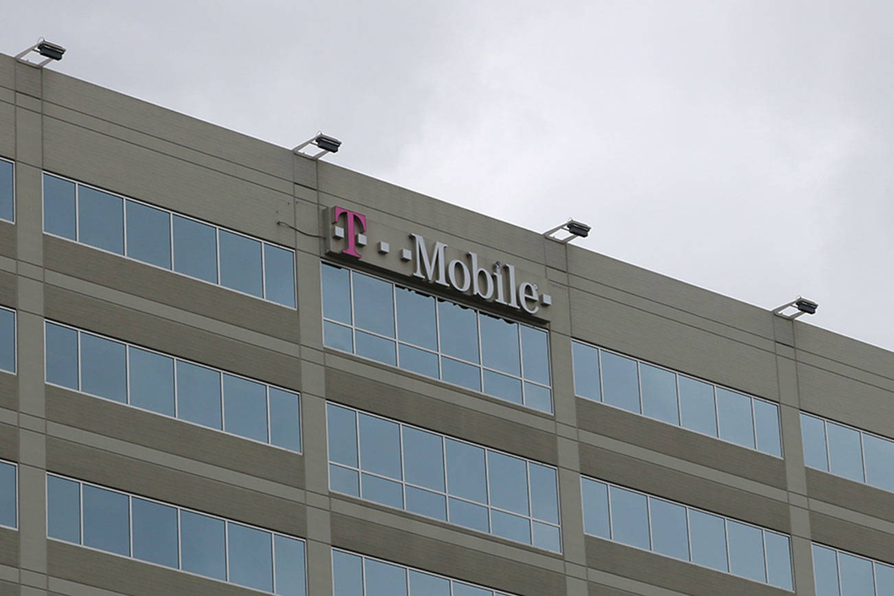 T Mobile and Sprint announced on April 29 they would seek to merge their companies to build out a 5G network across the country. T Mobile is based in Factoria. Aaron Kunkler/Staff photo