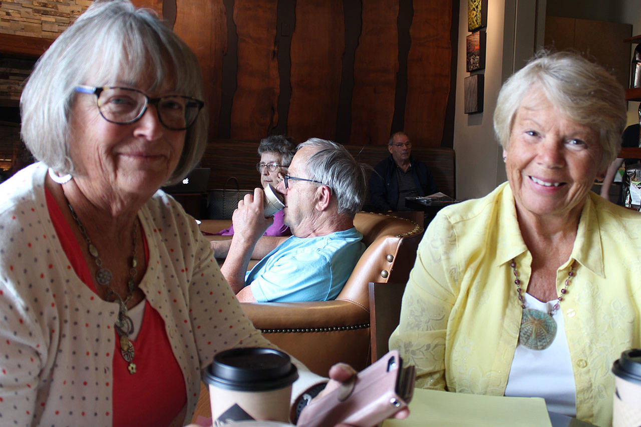 Maxwelton Community Club organizers Harriet Arnold (left) and B.J. Hoogerwerf.