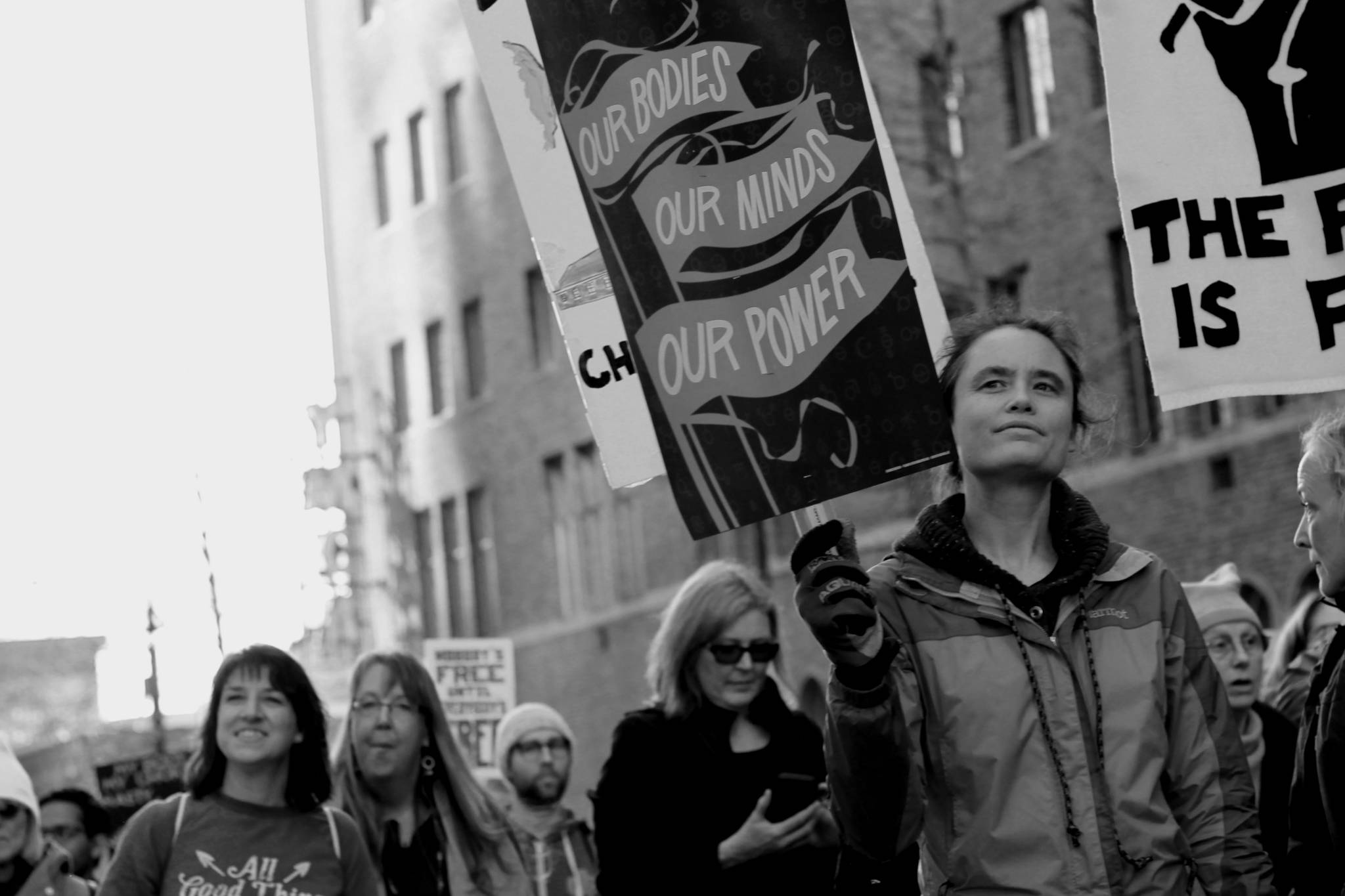 A scene from the 2017 Women’s March Seattle. Photo by Richard Ha/Flickr