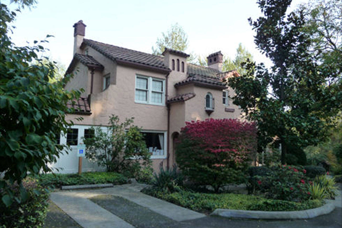 Historic Bellevue house under wraps until light rail is complete