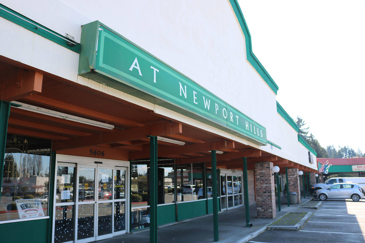 Toll Brothers has applied for a rezone of the Newport Hills Shopping Center site to allow residential, retail and services. Aaron Kunkler/staff photo