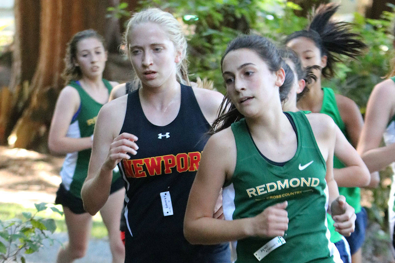 Bienfang runs to first at 4A KingCo meet