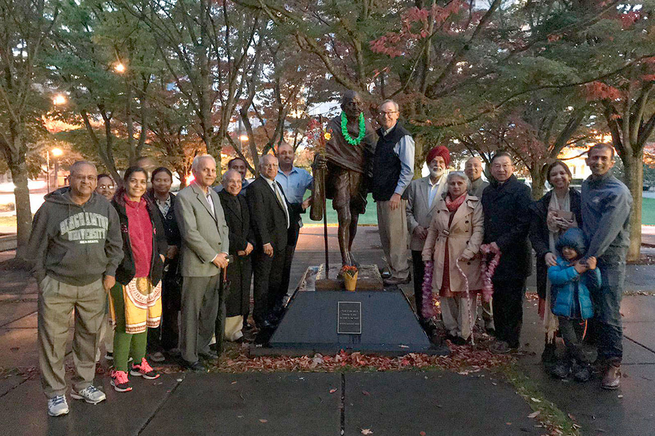 Indian-American groups celebrate Gandhi’s 150th birthday at Bellevue Library