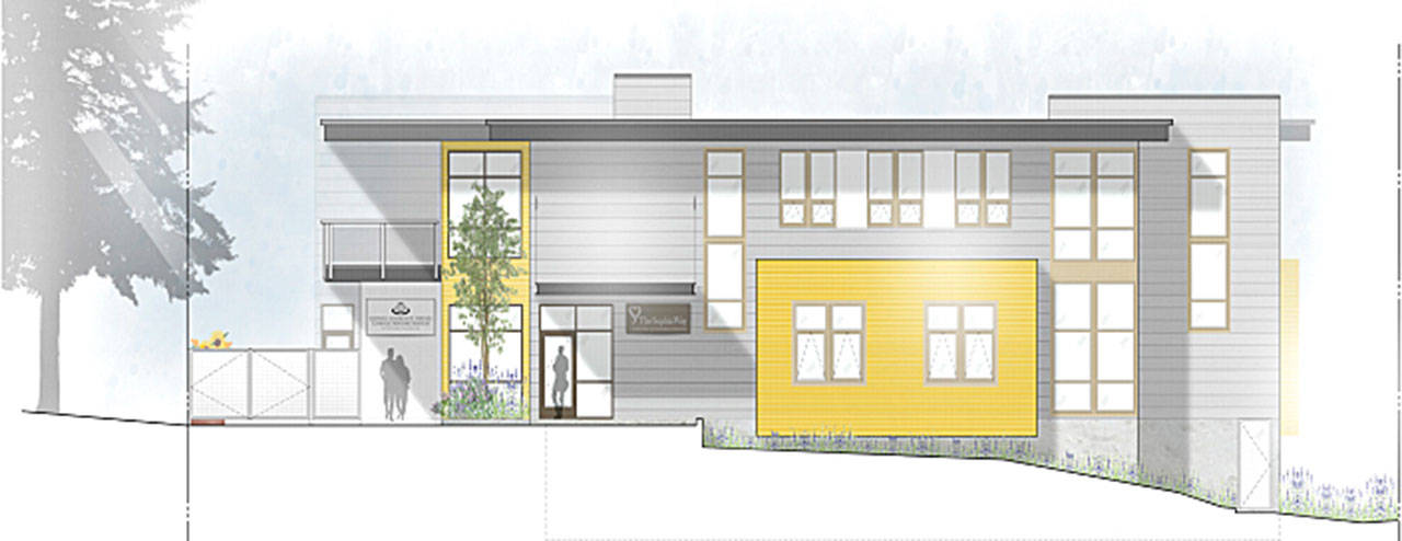 The Kirkland shelter for families and women will be located at 11920 NE 80th St. in Kirkland and will provide as many as 50 beds for families with children and 48 beds for women. Photo courtesy of the city of Kirkland.