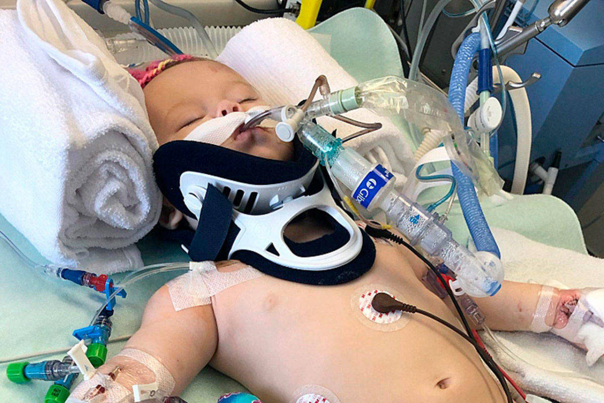 Arista Holland is in intensive care at Harborview Medical Center in Seattle after suffering injuries in a car crash that killed her mother Saturday night along Interstate 5 near Kent. COURTESY PHOTO, GoFundMe.com