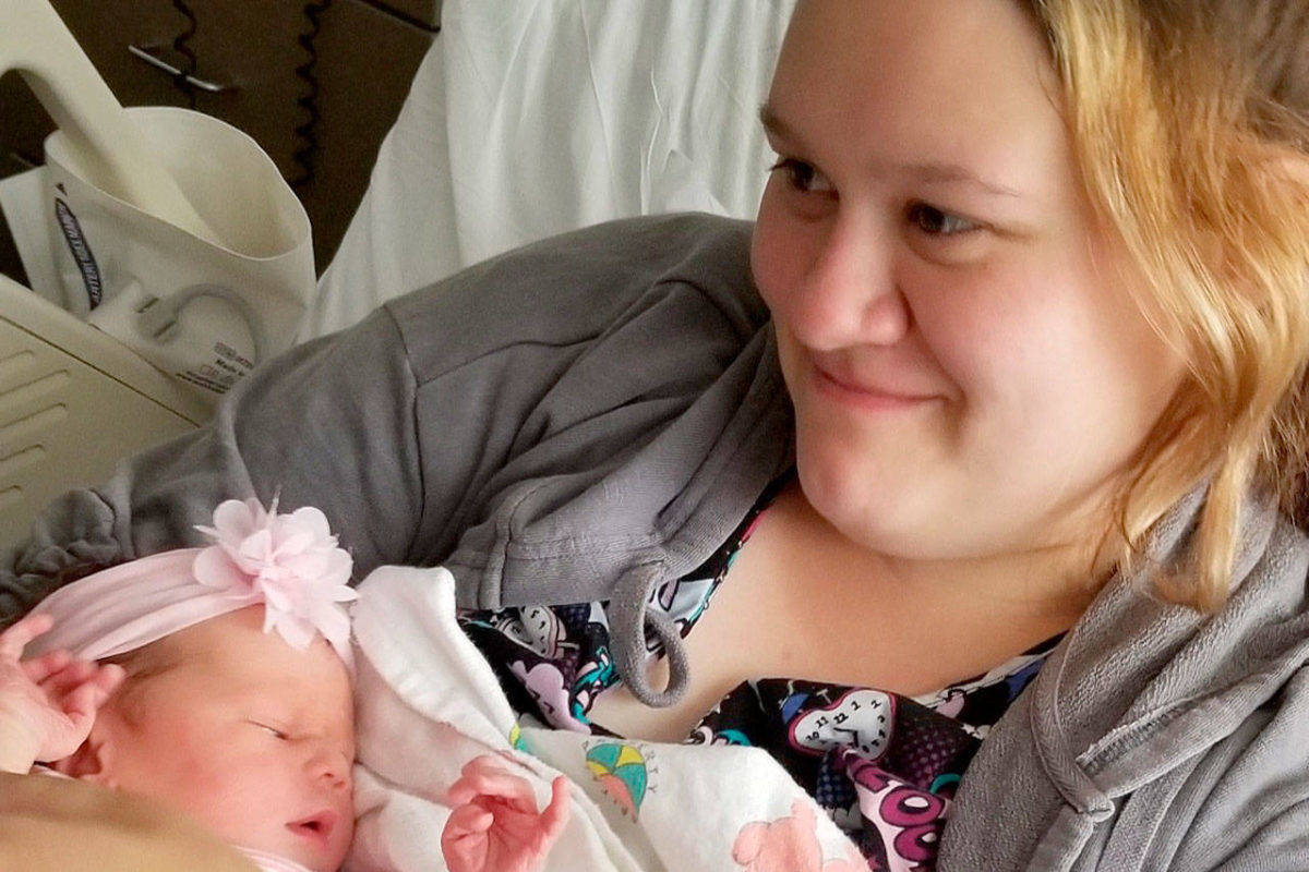 Anjelika Holland and her baby daughter Arista Holland. COURTESY PHOTO, GoFundMe.com