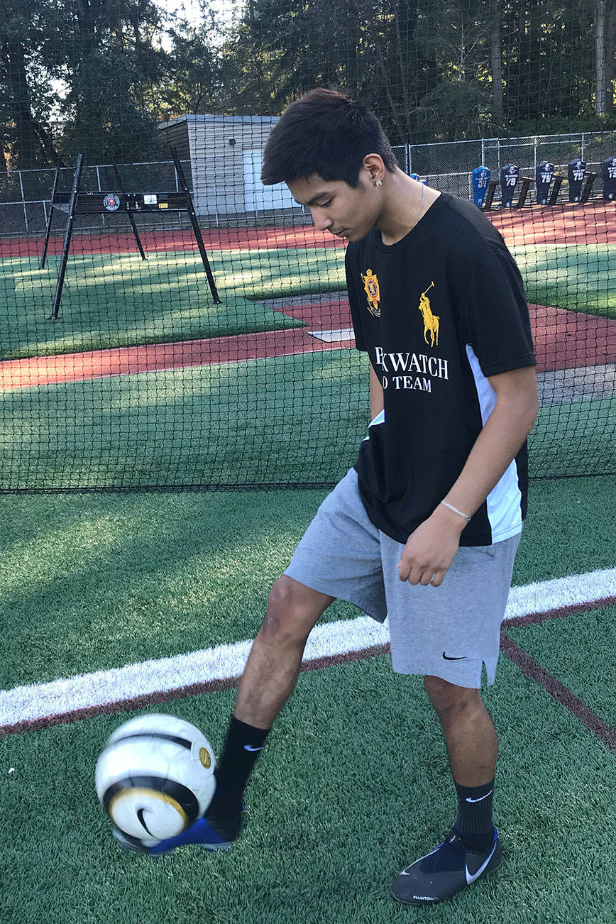 Interlake Saints senior forward Cameron Rao, who has scored two goals through the first two games of the 2019 season thus far, is in his fourth season on the Interlake varsity soccer program this spring. Shaun Scott, staff photo