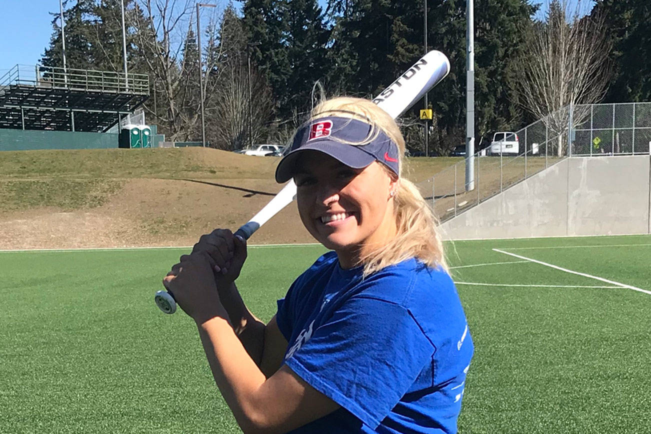 Bellevue Bulldogs sophomore Tatum Dow has 10 home runs and 46 RBIs and is batting .554 through 25 games during the 2019 season thus far. Shaun Scott/staff photo