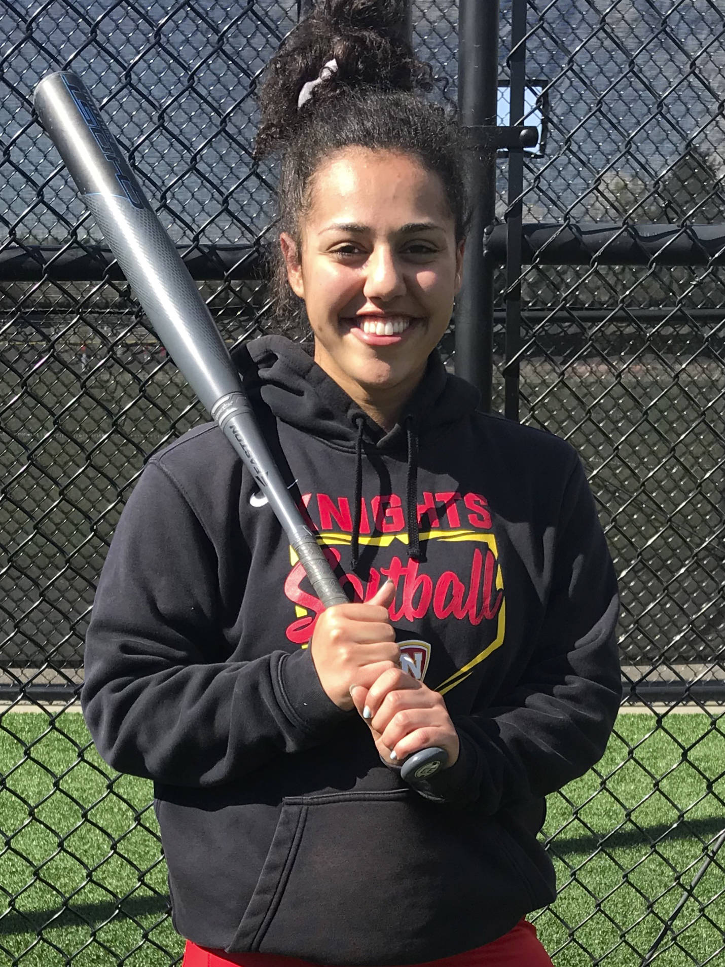 Newport Knights senior softball player Noelle Thomas enjoys watching the 1980s classic “Ferris Bueller’s Day Off” when she is away from the softball field. Shaun Scott/staff photo