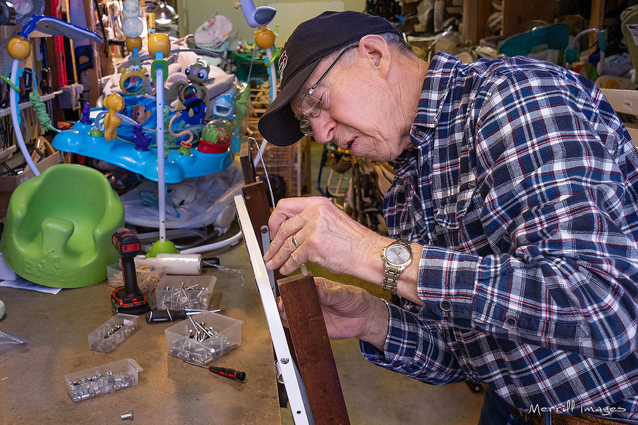 A photo for Eastside Baby Corner will be a part of the Witness to Hope exhibit at SBCC. Merrill Images.