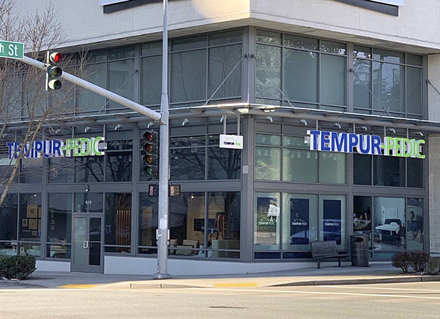 Tempur-Pedic / courtesy photo                                The 42nd Tempur-Pedic flagship retail store is located in Bellevue in the former location of a JoS. A. Bank store under the Avalon Towers, within walking distance of Bellevue Square and across the street from the Hyatt Regency.