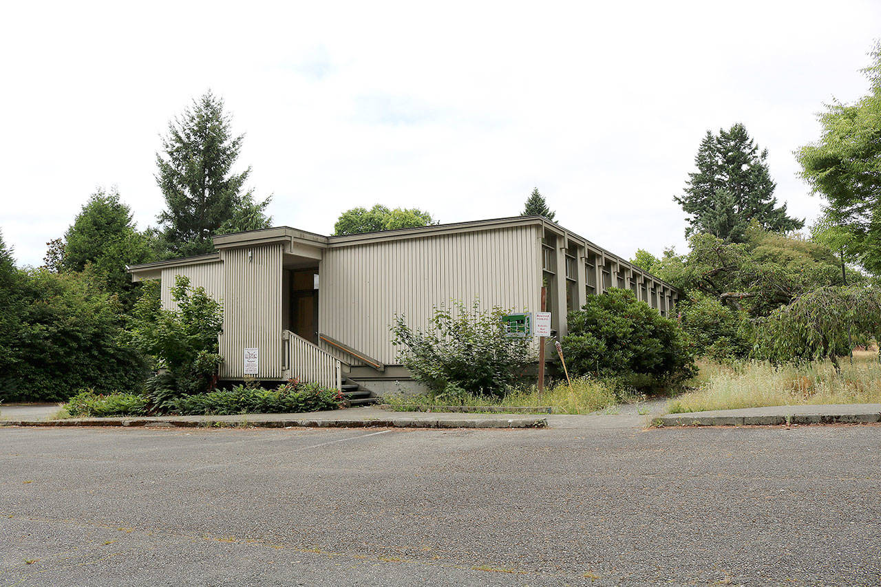 Due to a lack of members, the church permanently closed their doors on March 3. Grace Lutheran Church’s property sits on 9625 NE 8th St. in Bellevue. Stephanie Quiroz/ staff photo