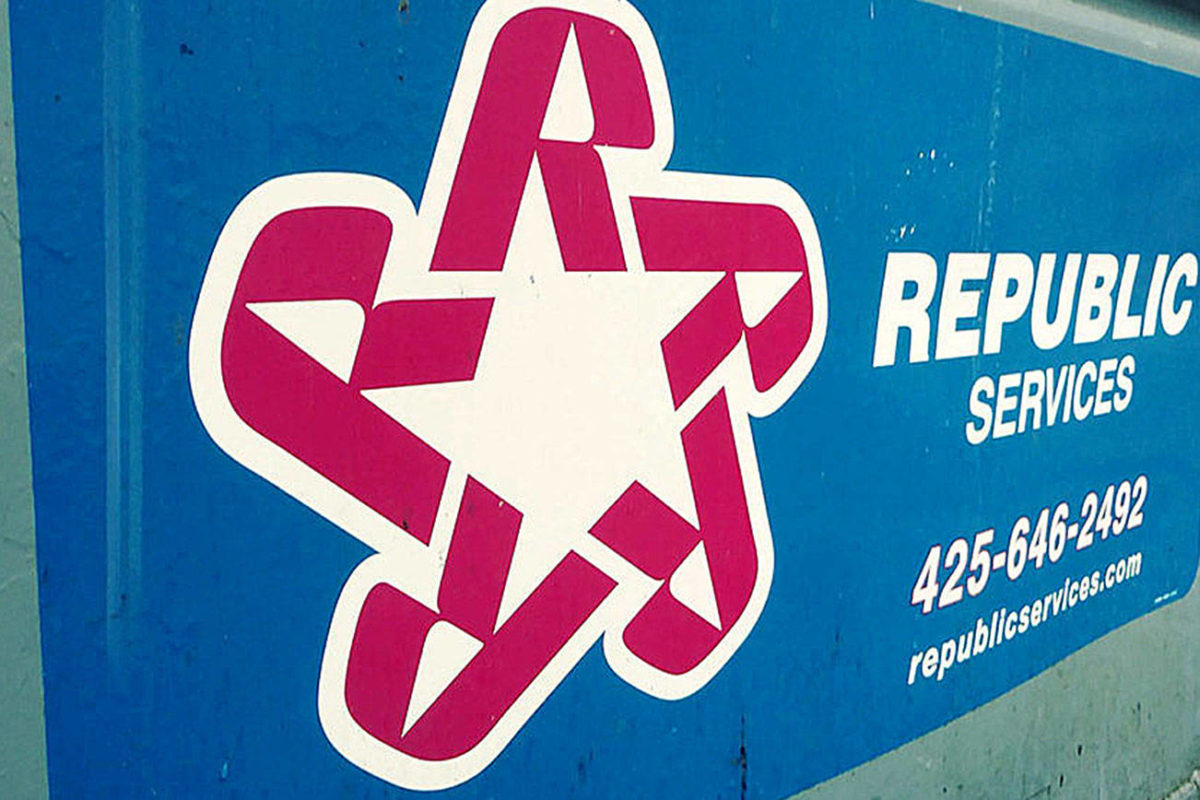 Why were Republic Services workers in Washington striking this month