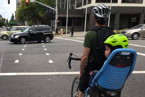 Protected bike lanes in Bellevue encourage people to ride more