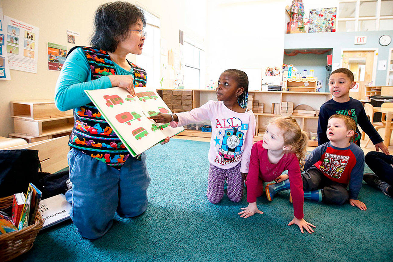 A new report, complete with recommendations to the Legislature, has been released by a statewide task force that was formed to address a lack of child care in Washington. File photo