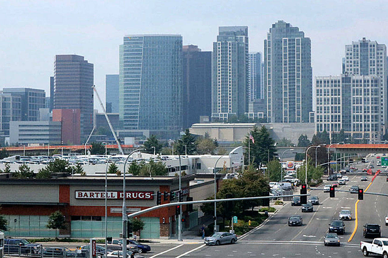 Bellevue skyline. Aaron Kunkler/staff photo