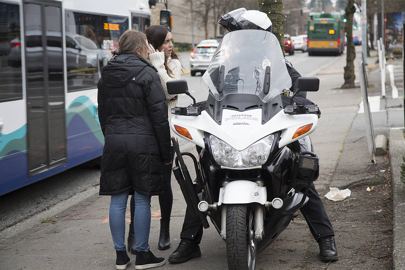 Police exercise educates drivers and pedestrians on safety