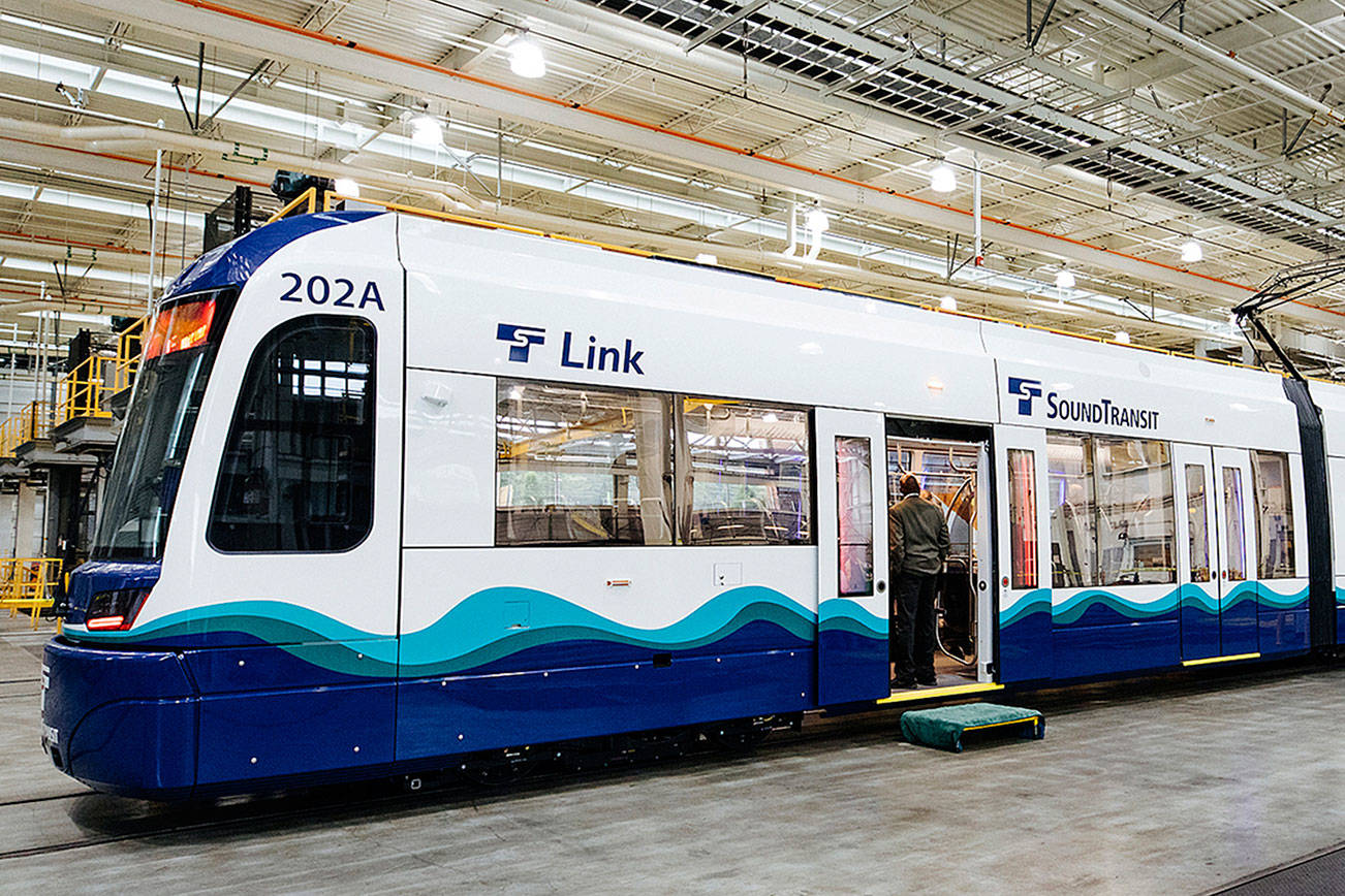 Media day at OMF to show off the first Siemens Link light rail vehicle June 19, 2019. File photo