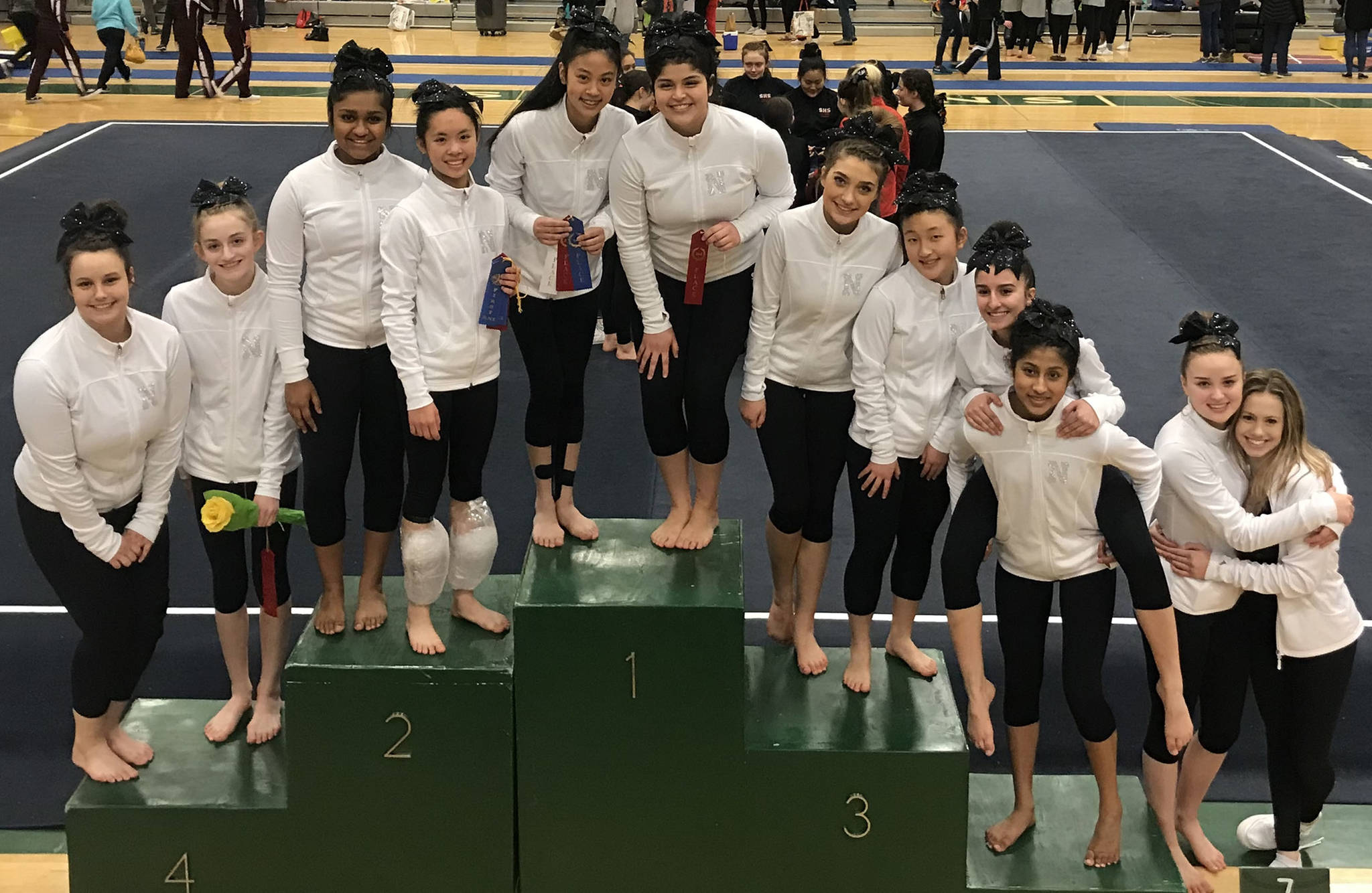 Newport JV gymnasts finish first at Skyline JV Invitational