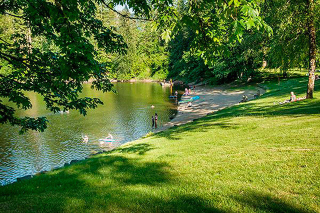 Nolte State Park is a 117-acre Washington state park located 6 miles northeast of Enumclaw at the western edge of the Cascade Mountains. Photo courtesy Washington State Parks