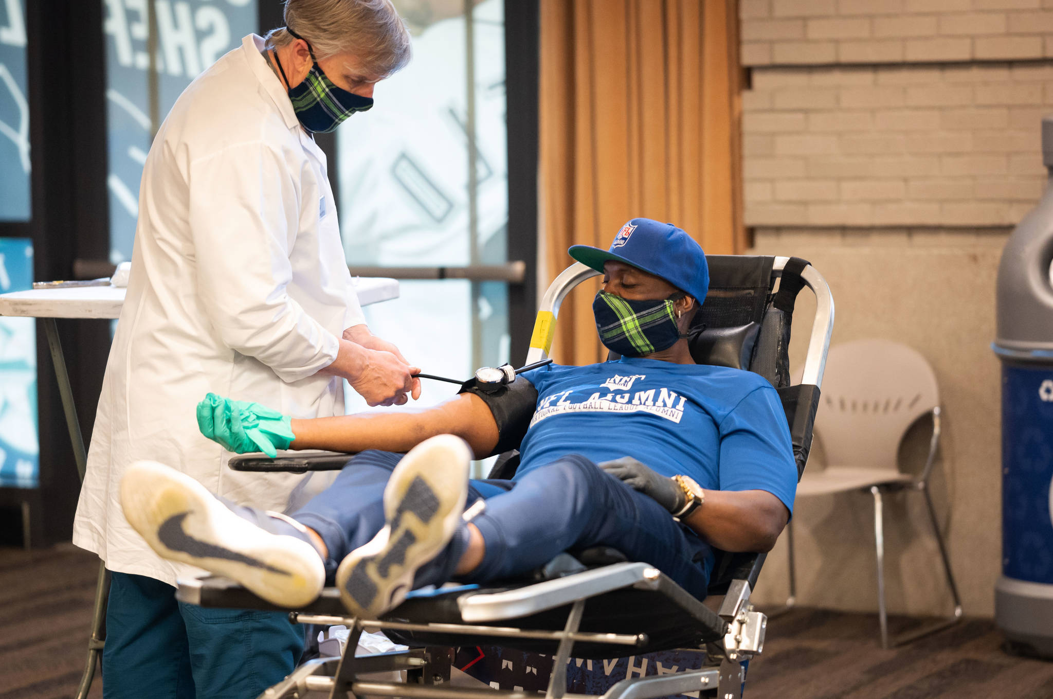 A man donates blood. COURTESY PHOTO, Bloodworks Northwest