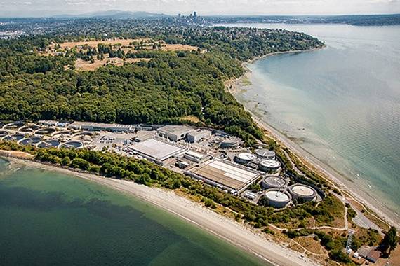 West Point Wastewater Treatment Plant. Photo courtesy of Washington Department of Ecology.