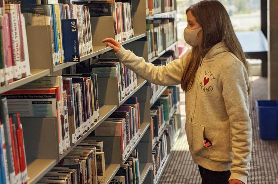 Face coverings are required, as of July 27, for all people ages 5 and older who enter libraries in the King County Library System. COURTESY PHOTO, King County Library System