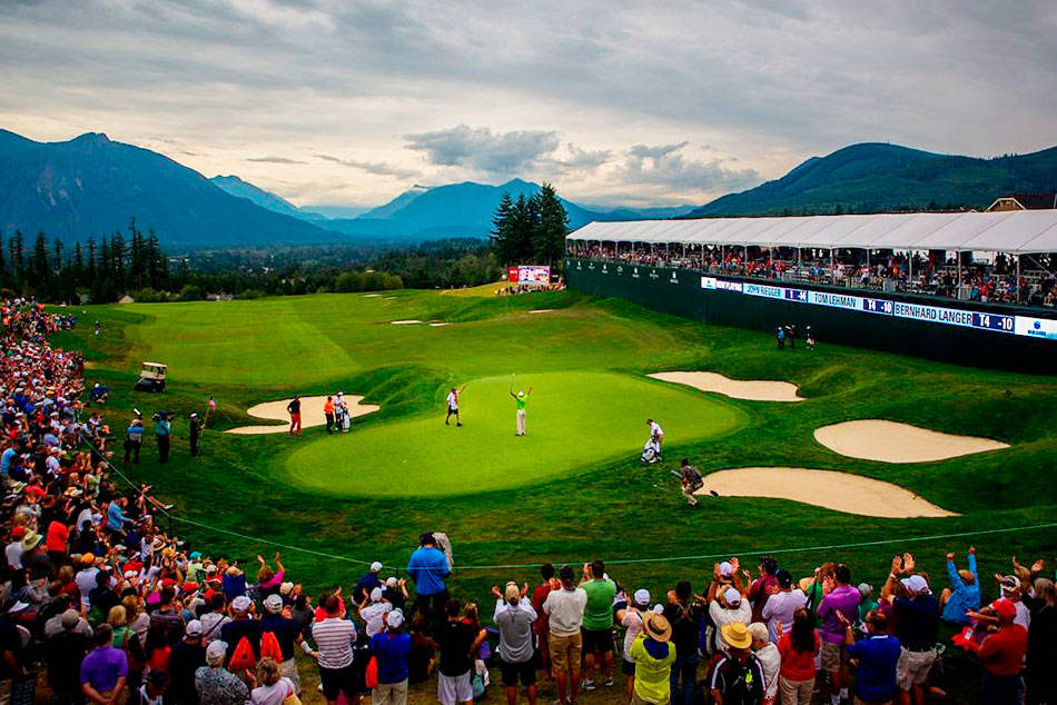 Scene at previous Boeing Classic golf tournament (courtesy of the Boeing Classic)