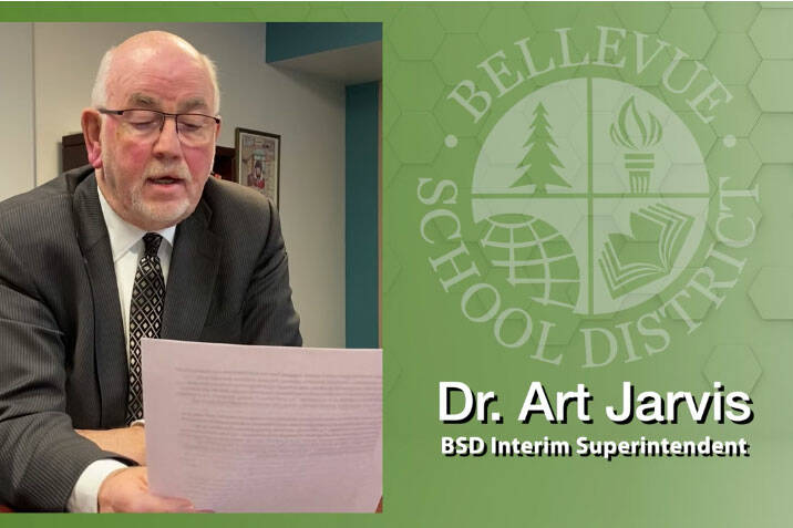 screenshot from Bellevue School District video statement