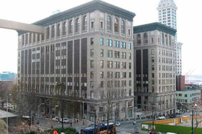 King County Courthouse adjacent to City Hall Park (courtesy of City of Seattle)
