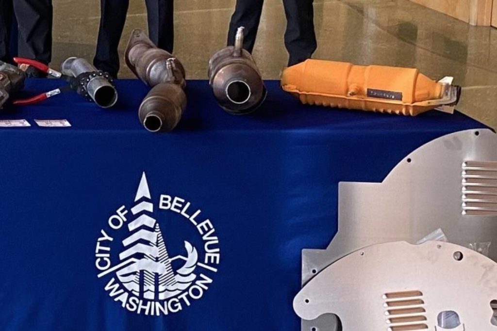 Bellevue Police help start program to paint catalytic converters to