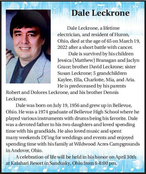 Dale Leckrone | Obituary