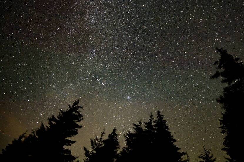 Perseid meteor shower in August 2021. Photo courtesy of Nasa.gov/Bill Ingalls