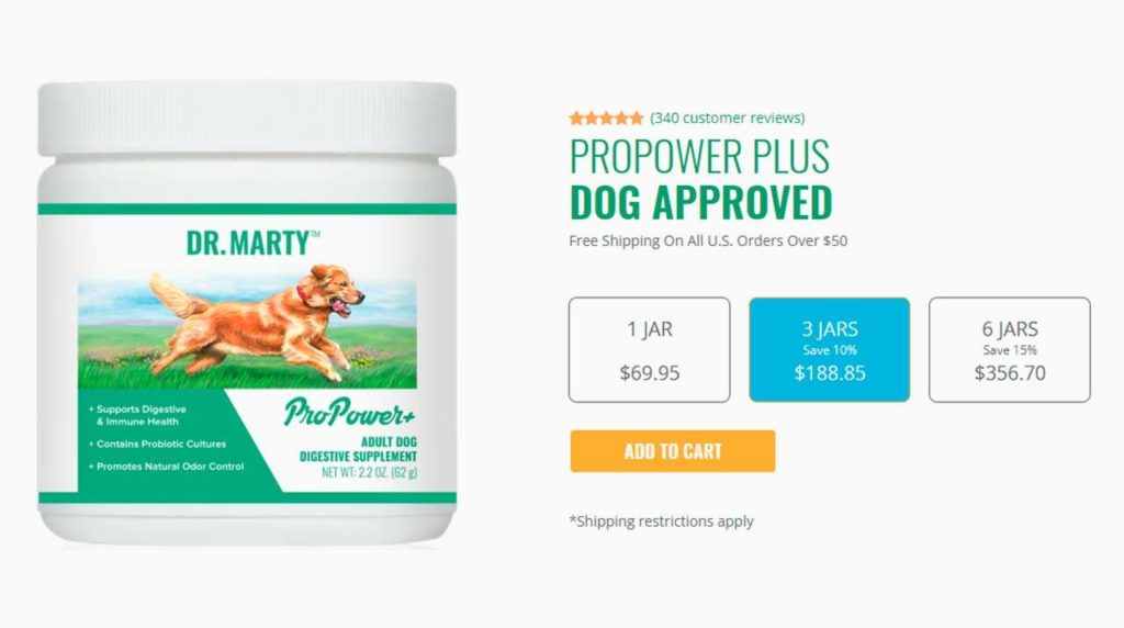 Dr Marty’s ProPower Plus Reviews Real Digestive Support for Dogs