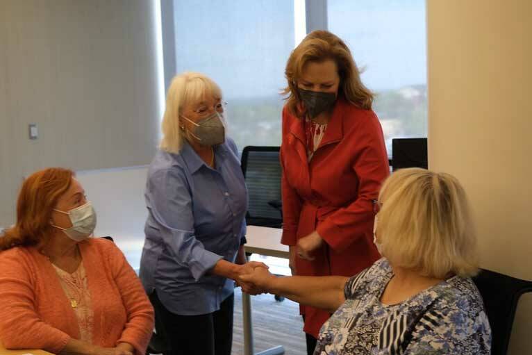 U.S. Senator Patty Murray and Congresswoman Kim Schrier celebrated the passage of the Inflation Reduction Act (IRA) at the Swedish Issaquah Campus (Screenshot from Sen. Patty Murray’s official website)