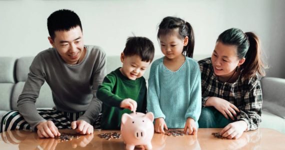 First Fed-PiggyBank. Stock photo