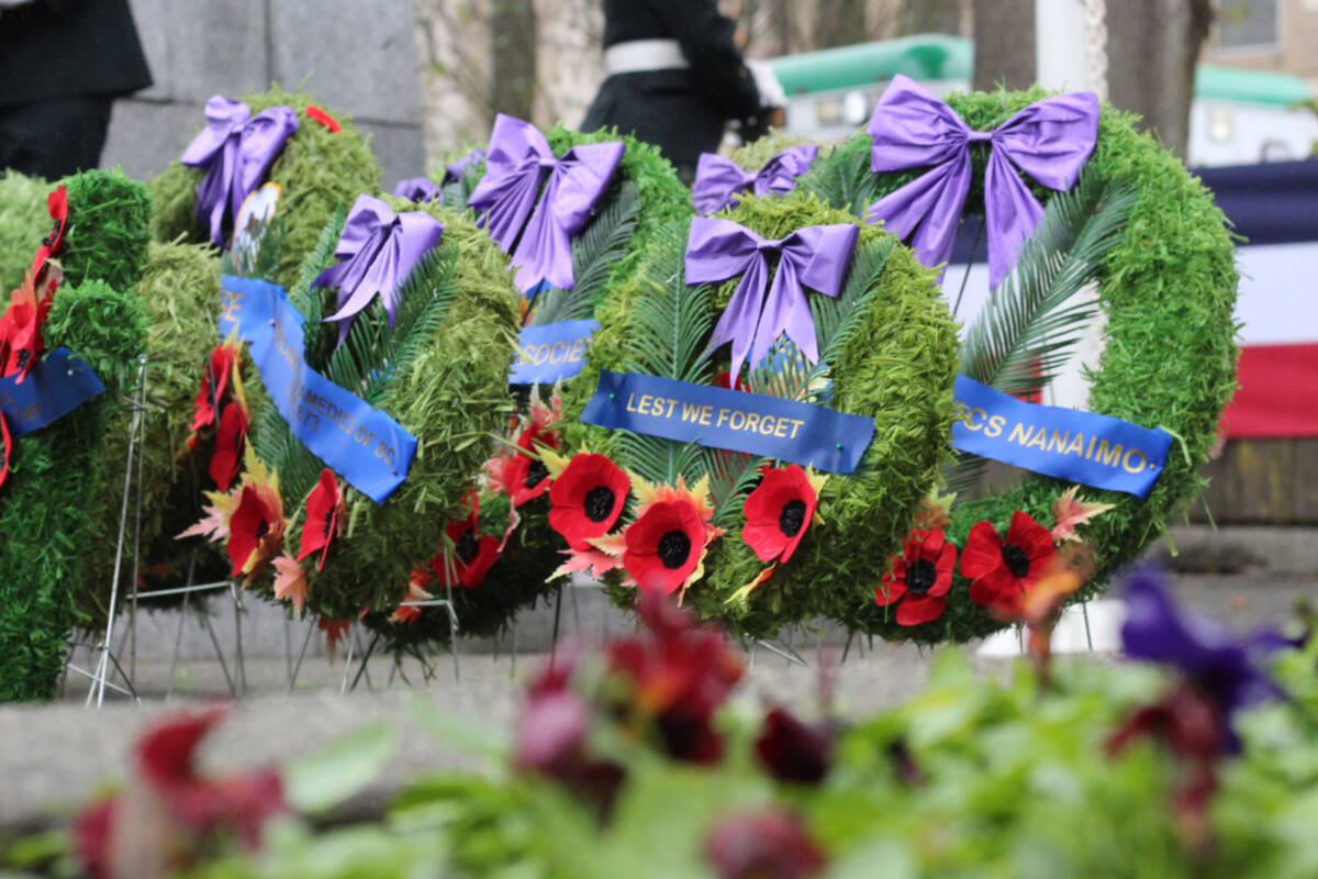 Royal Canadian Legion branches in Nanaimo will open their doors Remembrance Day offering food and entertainment, to celebrate and honour the sacrifice of war veterans. (News Bulletin file photo)