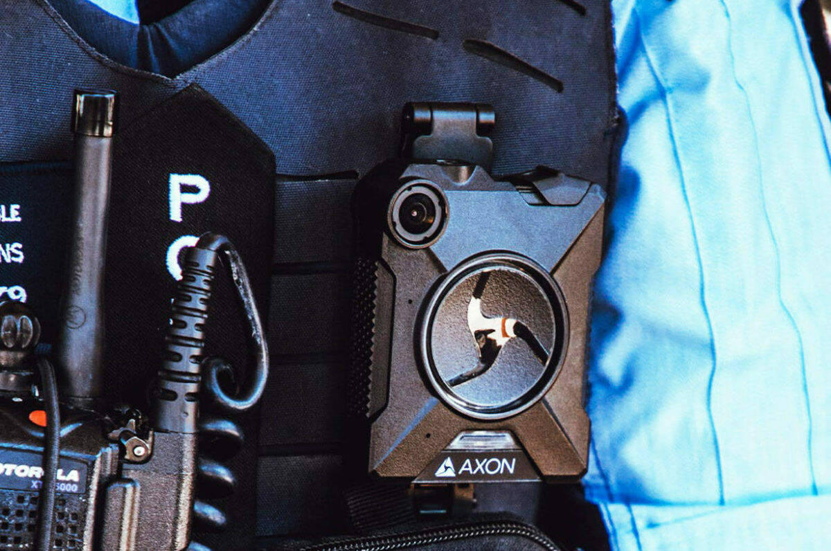 An Axon body-worn police camera; not necessarily the cameras King County Sheriff’s Office will use. Photo courtesy Axon