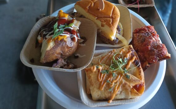 A few Sound Publishing reporters joined local media in tasting the Mariners’ new season fare, finding the pork rib wings to be one the best items on the menu. (Photo by Bailey Jo Josie/Sound Publishing)