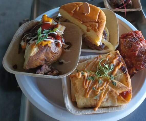 A few Sound Publishing reporters joined local media in tasting the Mariners’ new season fare, finding the pork rib wings to be one the best items on the menu. (Photo by Bailey Jo Josie/Sound Publishing)