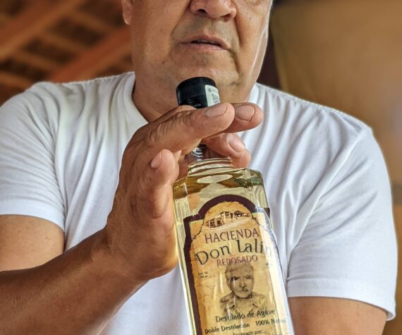 Jesus Edwardo Sanchez makes mezcal and tequila. Courtesy photo