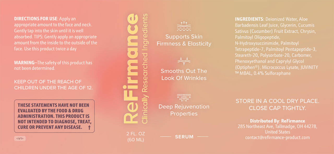 ReFirmance Reviews - Do NOT Buy Until Reading Ingredients Truth! | Bellevue  Reporter