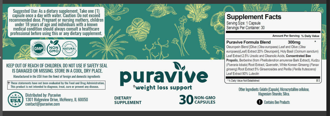 Puravive Supplement