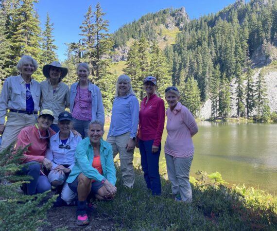 Team Survivor Northwest hike to Twin Lakes in the Mt. Baker-Snoqualmie National Forest. Courtesy photo.