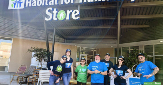 First Fed team volunteers in Bellevue during Community Spirit Day 2024. Courtesy First Fed