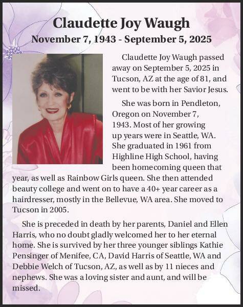 Claudette Waugh | Obituary