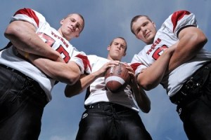Totem captains Zach Erickson (left)