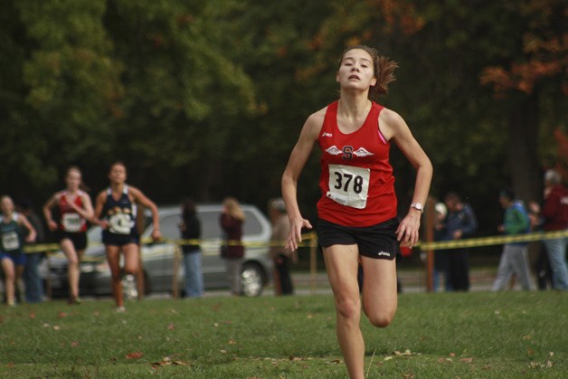 Sammamish freshman Pascale de Sa E Silva finished in second place