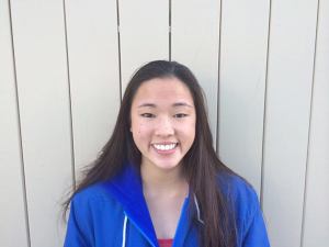 Bellevue Wolverines water polo player Julie Mao enjoys being the team captain. She is the only senior on the Wolverines varsity roster.